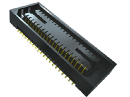 Samtec BSE Series Straight Surface Mount PCB Socket, 120-Contact, 2-Row, 0.8mm Pitch, Solder Termination [BSE-060-01-L-D-A]; 196-6852