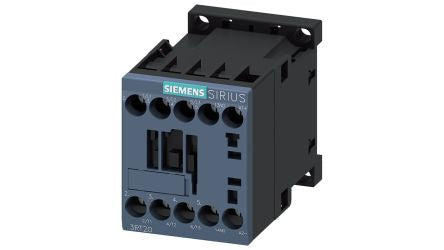 Siemens SIRIUS 3RT Size S00, 3RT2 Contactor, 24 V dc Coil, 3-Pole, 7 A, 3 kW, 3NO, 400 V ac [3RT2015-1FB41]; 198-4441