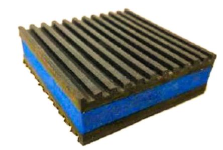 RS PRO 100mm Anti Vibration Mat 20psi EVA Foam +80°C -30°C 100 x 100mm 22mm [0]; 203-5166