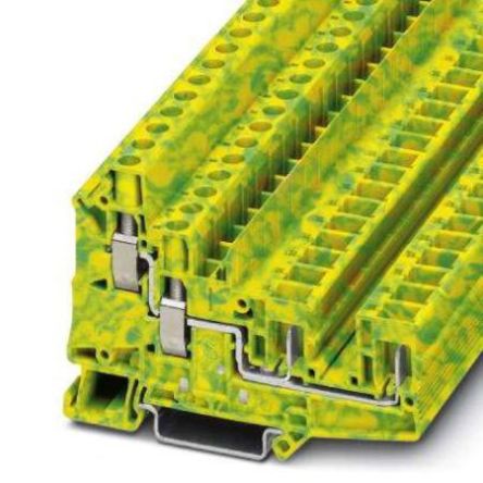 Phoenix Contact 4-Way Earth Modular Terminal Block, 10mm², 24 → 8 AWG Wire, Plug In, Screw [3060584]; 204-7675