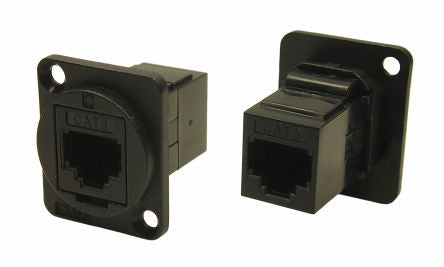 RS PRO 6-Port RJ12 Feedthrough Connector, Cat3 [0]; 205-0433