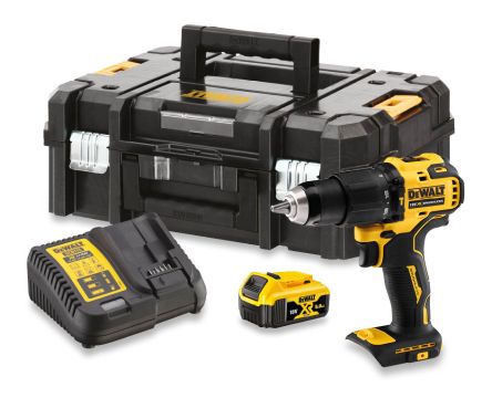 DeWALT XR Keyless 18V Cordless Drill Driver XR Li-Ion, Type G - British 3-Pin [DCD709P1T-GB]; 205-0454