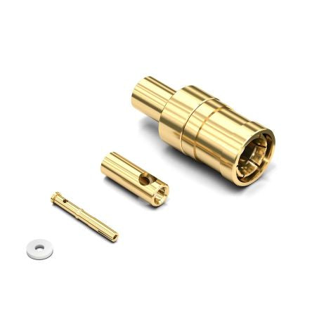 Wurth Elektronik WR-SMB Series, Plug Cable Mount SMB Connector, 50Ω, Crimp Termination, Straight Body [61646021110420]; 205-3599