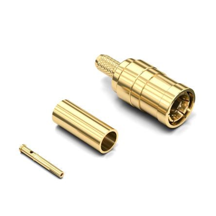 Wurth Elektronik WR-SMB Series, Plug Cable Mount SMB Connector, 50Ω, Crimp Termination, Straight Body [61646021110320]; 205-3600