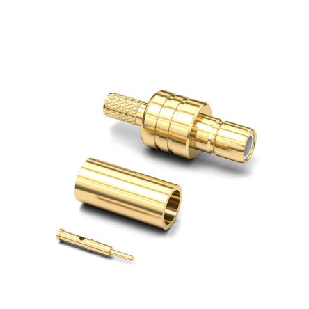 Wurth Elektronik WR-SMB Series, Jack Cable Mount SMB Connector, 50Ω, Crimp Termination, Straight Body [61626021210620]; 205-3607
