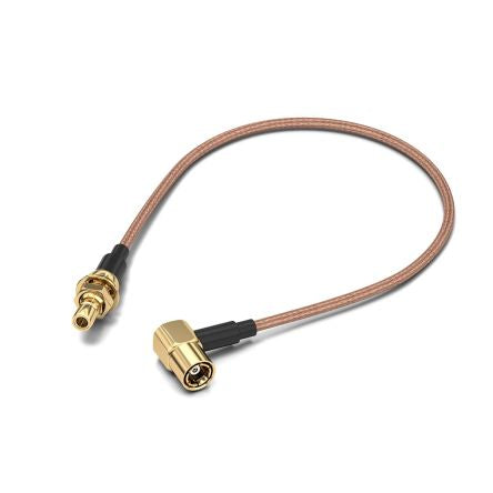 Wurth Elektronik WR-CXASY Series Male SMB to Female SMB, 152.4mm, RG178/U Coaxial, Terminated50 Ω [65503110415301]; 205-3684