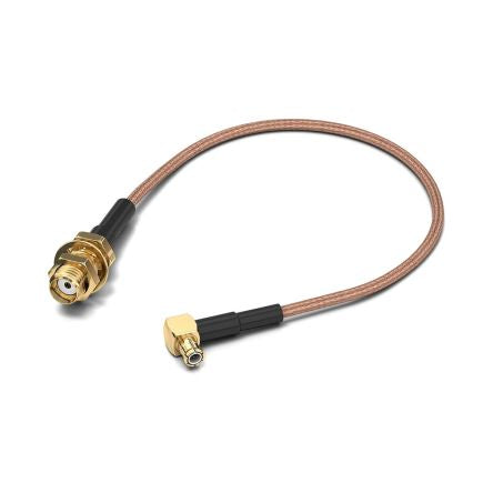 Wurth Elektronik WR-CXASY Series Female SMA to Male MCX, 152.4mm, RG178/U Coaxial, Terminated50 Ω [65501710415301]; 205-3697