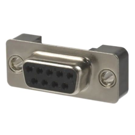 Norcomp 191 9 Way Vertical Panel Mount D-sub Connector Socket, 2.75mm Pitch, with 0.125 Hole [191-009-223R001]; 205-4738