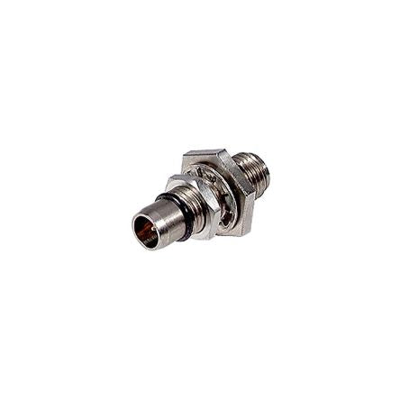 Huber+Suhner Straight 50Ω Coaxial Adapter Plug Socket 18GHz [36_BMA-SMA-50-1/199_UE]; 205-9109