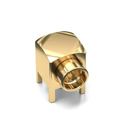 Wurth Elektronik WR-SMP Series, Plug Through Hole SMP Connector, Solder Termination, Right Angle Body [60123002122501]; 206-8953