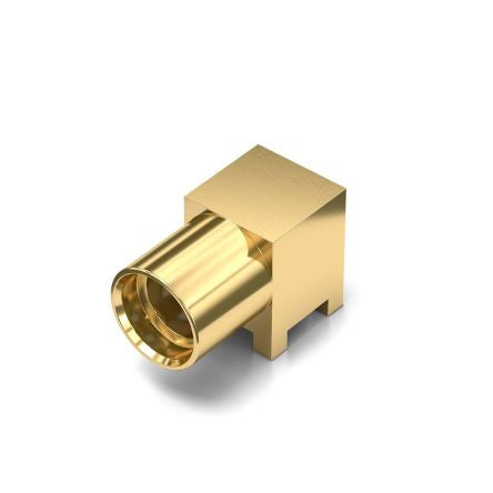 Wurth Elektronik WR-MMCX Series, Jack Surface Mount MMCX Connector, Solder Termination, Right Angle Body [66011102111302]; 206-9021