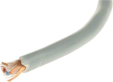 RS PRO 2 Core Microphone Cable, 0.22 mm² CSA Screened, 5.5mm od, 100m, Grey [0]; 207-5317