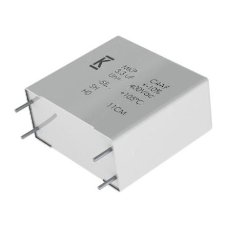 KEMET C4AF Polypropylene Capacitor PP, 350V ac, 10%, 12.5μF [C4AF7BW5125T3OK]; 207-8890