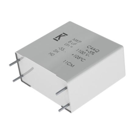 KEMET C4AQ Polypropylene Capacitor PP, 1.1kV dc, 5%, 14μF [C4AQQLW5140A38J]; 207-8984