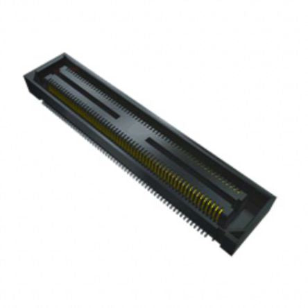 Samtec BSH Series Right Angle Surface Mount PCB Socket, 100-Contact, 2-Row, 0.5mm Pitch, Solder Termination [BSH-050-01-F-D-A-TR]; 208-0681