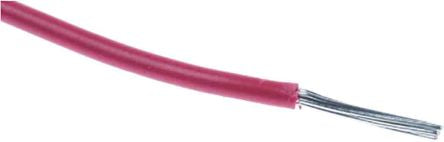 RS PRO Red 2.1mm² Hook Up Wire, 14 AWG, 41/0.25mm, 305m, MPPE Insulation [0]; 208-1068