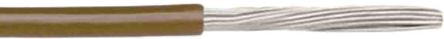 RS PRO Brown 1.3mm² Hook Up Wire, 16 AWG, 26/0.25mm, 30.5m, MPPE Insulation [0]; 208-1072