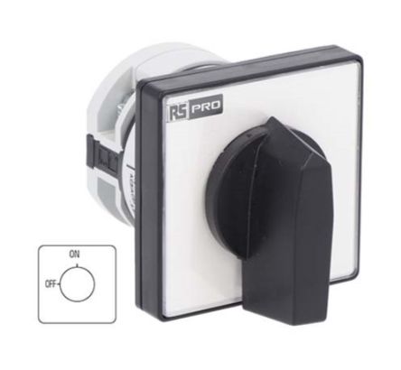 RS PRO, 1P 2 Position On-Off Cam Switch, 690 V, 20A [0]; 208-3924