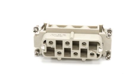 RS PRO Heavy Duty Power Connector Insert, 35A, Female, 6 Contacts [0]; 208-4611