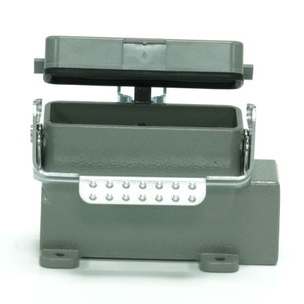 RS PRO Heavy Duty Power Connector Housing, PG21 Thread, Side Entry [0]; 208-4902