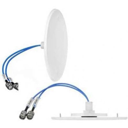 TE Connectivity CFD69383P-30D43F Plate Multiband Antenna with 4.3- 10 Connector, 4G (LTE), WiFi [CFD69383P-30D43F]; 209-7257