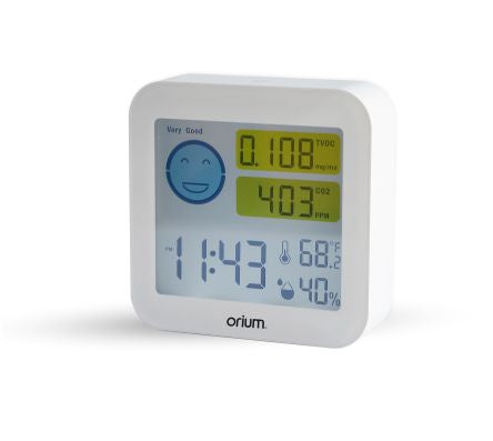 Orium Quaelis 20 Air Quality Meter for CO2, Humidity, Temperature, VOC, +50°C Max, 95%RH Max [23656]; 209-7635