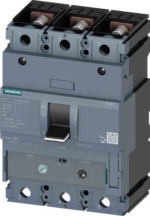 Siemens, SENTRON MCCB 3P 160A, Breaking Capacity 36 kA, Fixed Mount [3VA1216-4EF32-0AA0]; 210-1690