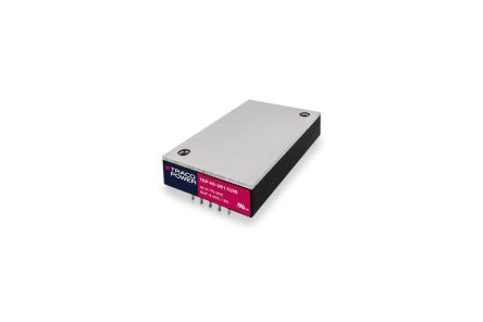 TRACOPOWER TEP 40UIR DC-DC Converter, 5V dc/ 8A Output, 9 → 75 V dc Input, 40W, Through Hole, +85°C Max Temp [TEP 40-3611UIR]; 210-2541