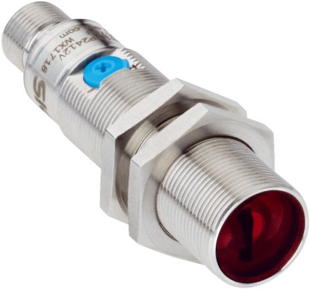 SICK Background Suppression Photoelectric Sensor, Barrel Sensor, 3 mm → 100 mm Detection Range [GRTB18-P2431V]; 210-3951