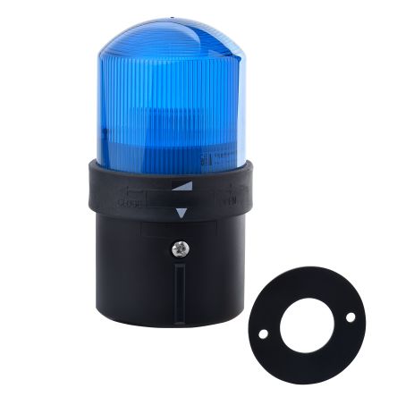 Schneider Electric Harmony XVBL Series Blue Steady Effect Beacon Unit, 24 V, LED Bulb, AC, DC [XVBL0B6]; 211-1026
