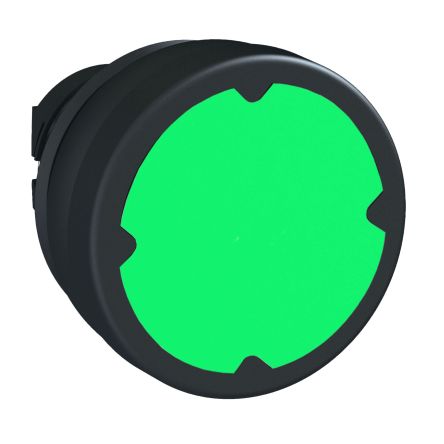 Schneider Electric ZB5 Series Green Spring Return Push Button Head, 22mm Cutout, IP66, IP67, IP69K [ZB5AC380]; 211-8565