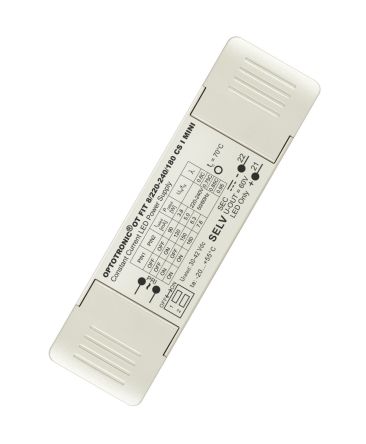 Osram LED Driver, 42V Output, 8W Output, 180mA Output, Constant Current [OT-FIT-8/220-240/180-CS-I-MINI]; 212-2150