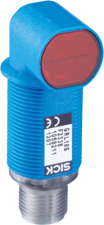 SICK Energetic Photoelectric Sensor, Barrel Sensor, 5 mm → 1 m Detection Range [GRTE18S-P2369]; 212-3158