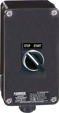 Schneider Electric Push Button Control Station - 1 NO + 1 NC, 1 Cutouts, Black, IP65 [XAWF130EX]; 212-4812