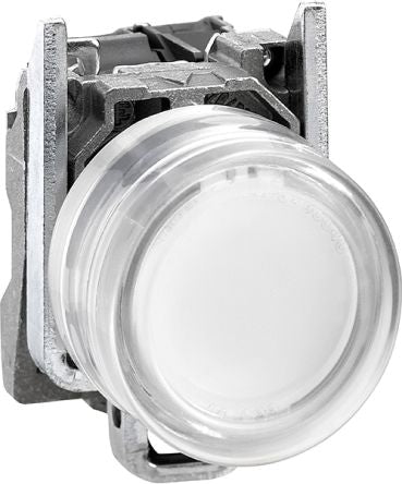 Schneider Electric XB4 Series Illuminated Push Button, 22mm Cutout, SPST [XB4BP183B5EX]; 212-4822