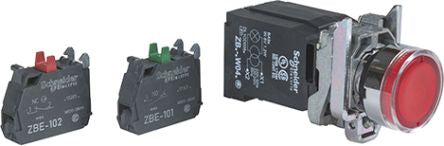 Schneider Electric XB4 Series Illuminated Push Button, 22mm Cutout, SPDT [XB4BW3435]; 212-4831
