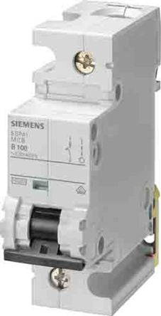 Siemens SENTRON 5SL6 MCB, 1+N, 63A Curve B, 230V AC, 72V DC [5SL6563-6]; 212-9009
