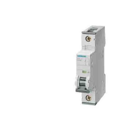 Siemens SENTRON 5SY5 MCB, 1P, 63A Curve C, 400V AC, 220V DC, 10 kA Breaking Capacity [5SY5163-7]; 213-1078