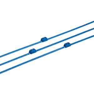 RS PRO Cable Tie, Double Headed, 900mm x 8 mm, Blue Nylon, Pk-50 [0]; 213-3019