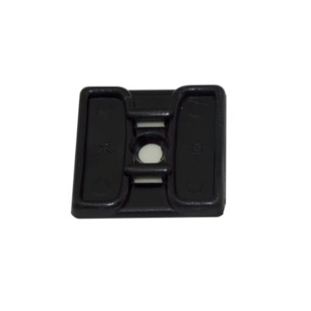 RS PRO Self Adhesive Black Cable Tie Mount 29.2 mm x 29.2mm, 5.5mm Max. Cable Tie Width [0]; 213-8524