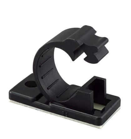 RS PRO Black Nylon C-clip, 17mm Max. Bundle [0]; 213-8532