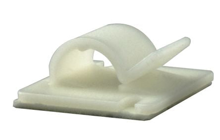 RS PRO Natural Nylon Cable clip, 7mm Max. Bundle [0]; 213-8535