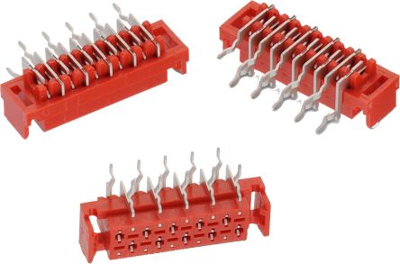 Wurth Elektronik WR-MM Series Right Angle Through Hole PCB Header, 8 Contact(s), 2.54 mm Pitch, 2 Row(s), Shrouded [690368190872]; 214-6487