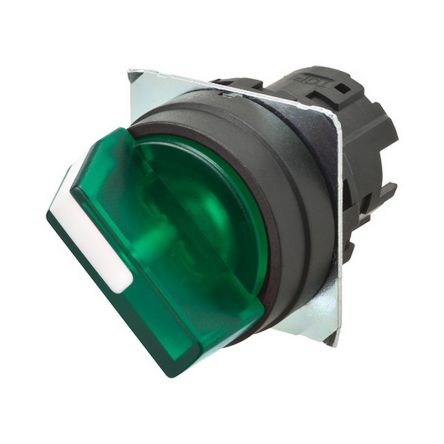 Omron A22NZ Series 2 Position Selector Switch Head [A22NZ-2BL-TGA]; 214-7006