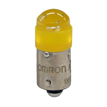 Omron Push Button Lamp for Use with A22N [A22NZ-L-YE]; 214-7018