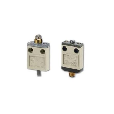Omron Roller Plunger Limit Switch, IP67, SPDT, 125V ac Max, 0.1A Max [D4C-4332]; 214-7025
