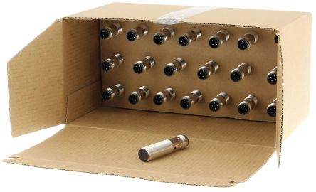 Omron Inductive Threaded Barrel Proximity Sensor, M12, 4 mm Detection, PNP NO, 10 → 30 V dc [E2B-M12KS04-M1-B1-20]; 214-7069