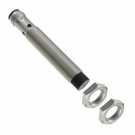 Omron Inductive Threaded Barrel Proximity Sensor, M12, 5 mm Detection, PNP NO, 10 → 30 V dc [E2B-M12LN05-M1-B1]; 214-7070