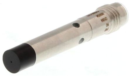 Omron Inductive Smooth Barrel Proximity Sensor, 4 mm Detection, PNP NO, 10 → 30 V dc [E2E-C06N04-MC-B1]; 214-7076