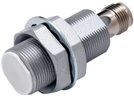 Omron Inductive Threaded Barrel Proximity Sensor, M18, 12 mm Detection, PNP NO, 10 → 30 V dc [E2EQ-X12B1T18-M1]; 214-7078